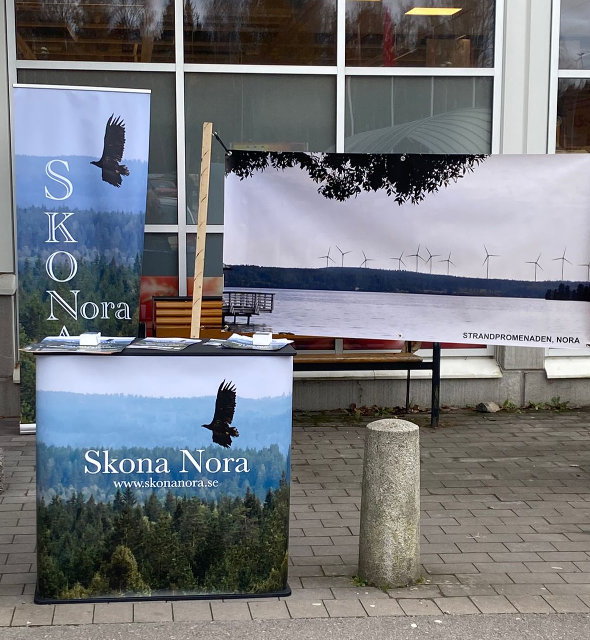 Material med logotyp