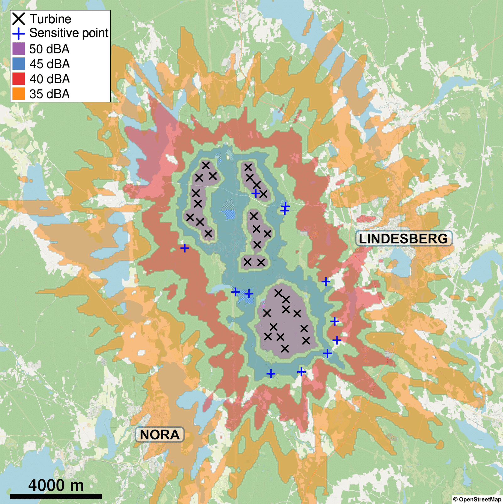 Bulleranalys natt för Nora och Lindesberg